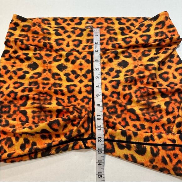 grrrl Leggings Bright Orange Cheetah
Print, Size "SAM" XL Workout Gym - Picture 12 of 14